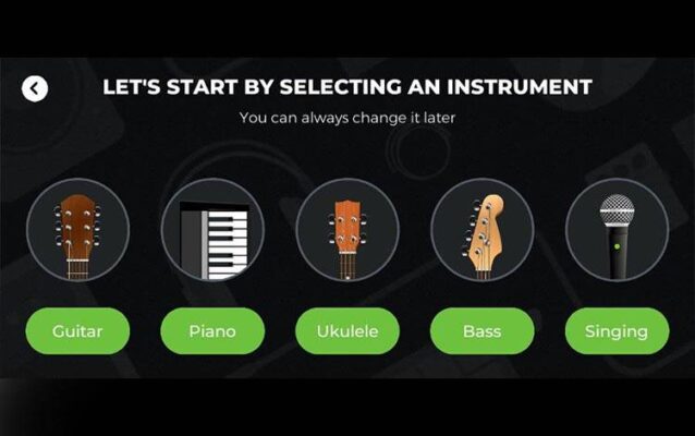 app chỉnh dây đàn guitar - yousican