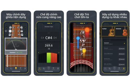 app chỉnh dây đàn guitar - doubletune