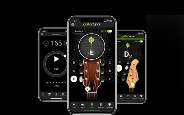 app chỉnh dây đàn guitar - GuitarTuna