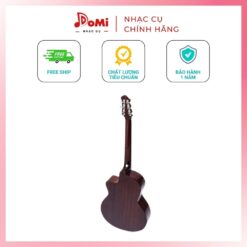 Đàn guitar acoustic ba đờn J100 mặt sau