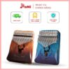 Đàn Kalimba Cega Hình Hươu Gỗ Nguyên Tấm