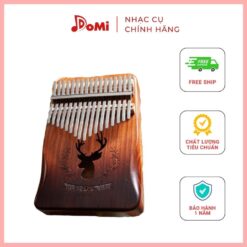 Đàn Kalimba Cega Hình Hươu Gỗ Nguyên Tấm