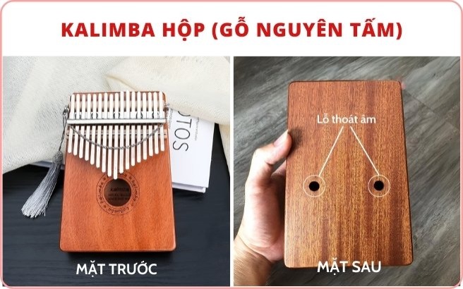 Đàn Kalimba gỗ nguyên tấm - Kalimba hãng nào tốt nhất