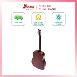 Đàn guitar acoustic Ba Đờn D100 mặt sau
