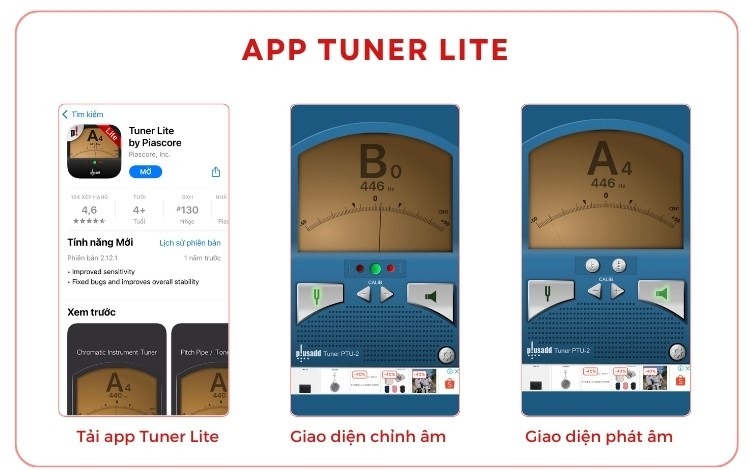 App chỉnh đàn Kalimba - Tuner Lite