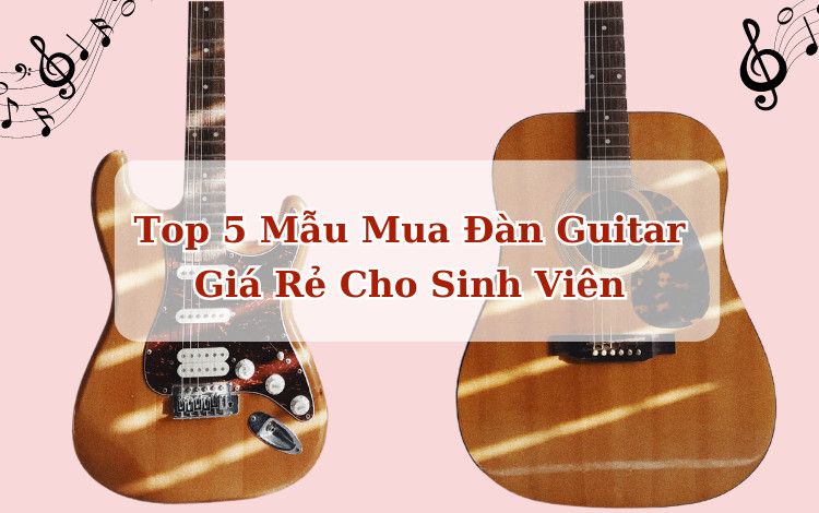 Top 5 Mẫu Mua Đàn Guitar Giá Rẻ Cho Sinh Viên