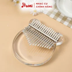 Đàn kalimba trong suốt hình gấu 17 phím