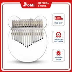Đàn kalimba trong suốt hình gấu 17 phím