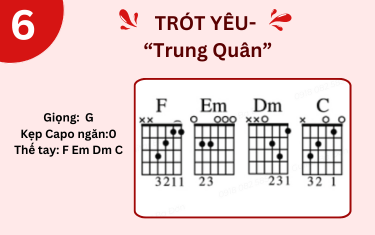 Bài Hát Hợp Âm Guitar Dễ Dàng 6