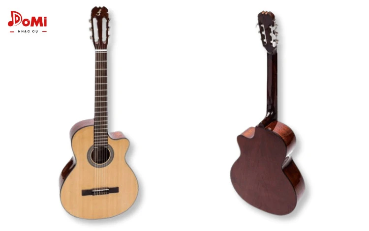 Mặt Trước Và Sau Đàn Guitar Classic C-100-J