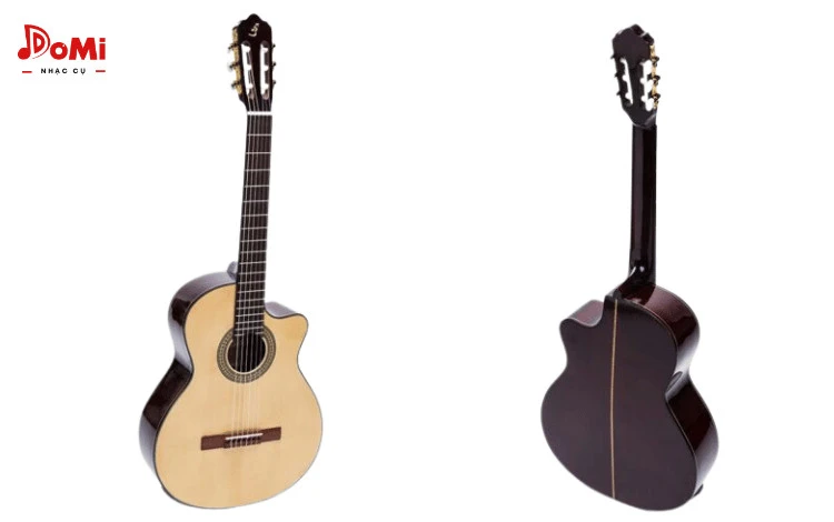 Mặt Trước Và Sau Đàn Guitar Classic C-150-J