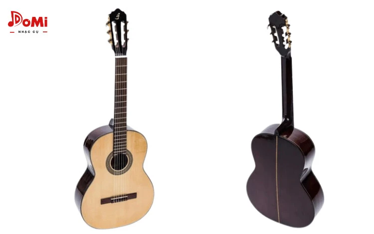 Mặt Trước Và Sau Đàn Guitar Classic C-170