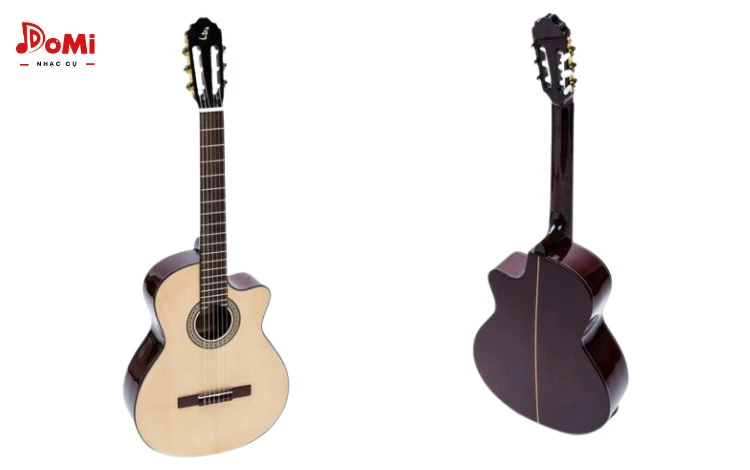 Mặt Trước Và Sau Đàn Guitar Classic C-170-J