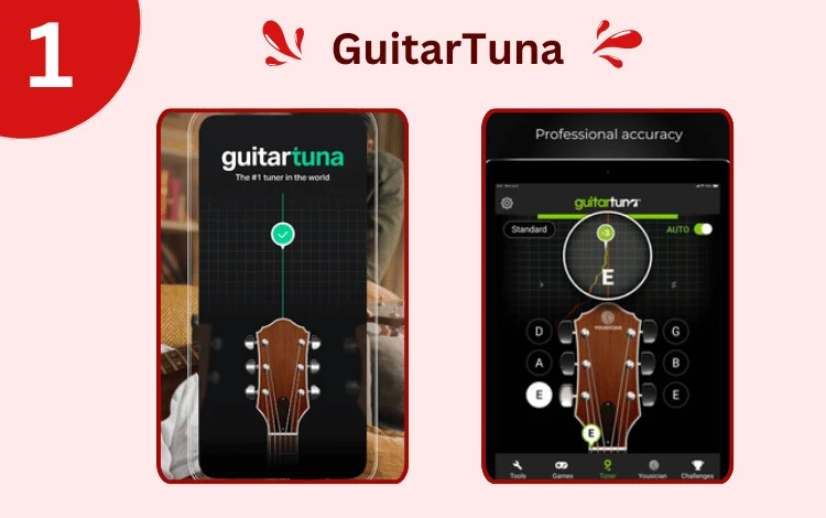 GuitarTuna - Bộ Chỉnh Dây Đàn Guitar Miễn Phí