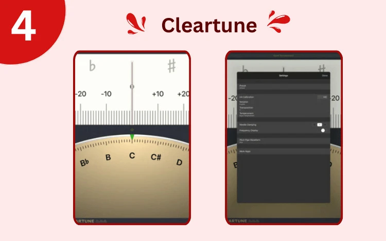 Ứng Dụng Chỉnh Dây Đàn Guitar Tốt Nhất Cleartune