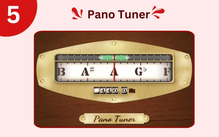 Ứng Dụng Chỉnh Dây Đàn Guitar Tốt Nhất Pano Tuner