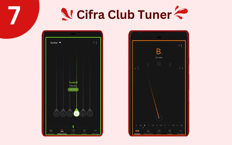 Ứng Dụng Chỉnh Dây Đàn Guitar Tốt Nhất Cifra Club Tuner