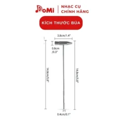 Búa chỉnh âm Kalimba hợp kim không gỉ 1