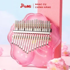 Đàn Kalimba Hoa Anh Đào Trong Suốt 17 Phím