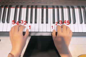 Cách đánh đàn piano - hướng dẫn đặt tay
