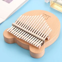 Đàn Kalimba Calloway 17 Phím Hình Gấu Gỗ Sồi